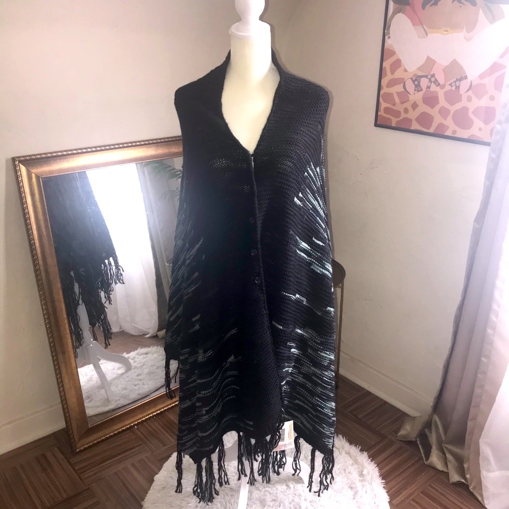 LuLaRoe Mimi Knit Shawl Cardigan Wrap Throw